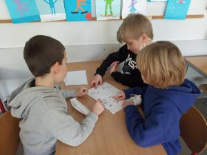 Zabawy walentynkowe w klasie 2b