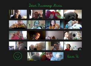 Dzień Pluszowego Misia 25.11.2020 klasas 1d